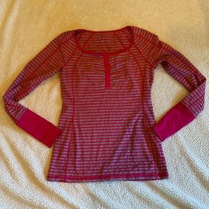 Lululemon striped long sleeve
